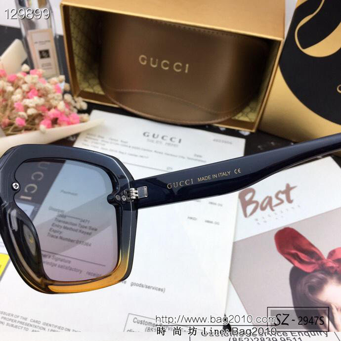 GUCCI古馳 2019新款 古奇小蜜蜂爆款太陽鏡 遮擋有害光線防輻射 出行旅遊搭配衣服必備品 2974S  lly1612